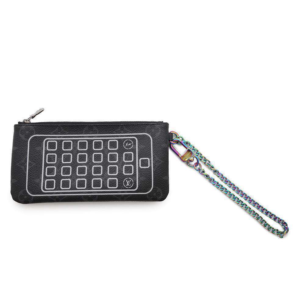 Louis Vuitton Monogram Eclipse Flash Iphone Pouch… - image 1